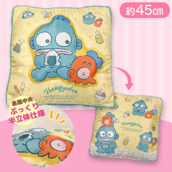 【ハンギョドン】サンリオ 半立体マチ付きスクエアクッション