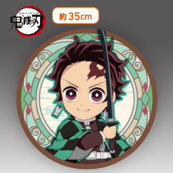 【炭治郎】鬼滅の刃 ラウンドクッションー竈門炭治郎・竈門禰豆子ー