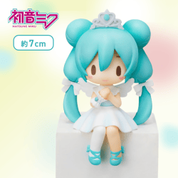 【三月八日ver.】初音ミクシリーズ ちょこのせ モアプラスミニフィギュア“初音ミク 15th Anniversary Ver.”