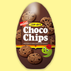 【チョコチップ】チョコチップ&バタークッキーエッグ缶※賞味期限:2023/4/17