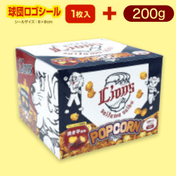 【ライオンズ】パシフィック・リーグ6球団ポップコーンBOX※賞味期限:2022/12/26