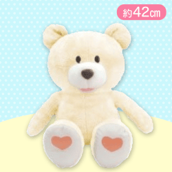 【オフホワイト】くったりベアさんBIG