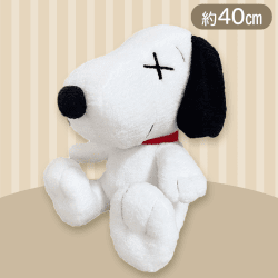 【ノーマル】スヌーピーおおきなボアぬいぐるみ