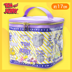 【パープル】トムとジェリーバニティバッグ