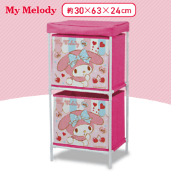 【マイメロディ】マイメロディ トキメク2段収納ボックス