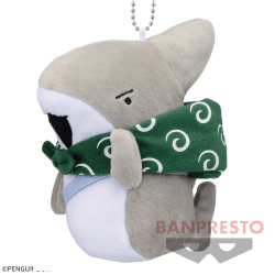 【手上げ】おでかけ子ザメ カバンに付けられるぬいぐるみ