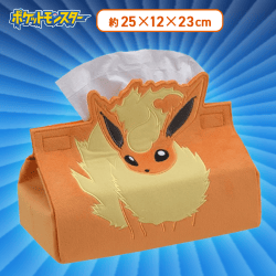 【ブースター】ポケットモンスターティッシュボックスカバー