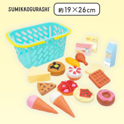 【スイーツ】すみっコぐらし えびふらいのしっぽのおつかい レジかごおもちゃ