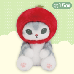 【リンゴ】mofusand フルーツにゃん ぬいぐるみ