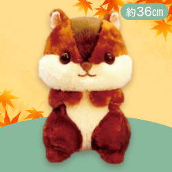 【チョコ】ふっくらほっぺのちょこりすBIG