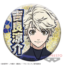 【吉良涼介】ブルーロック 応援ホログラム缶バッジ