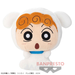 【ひまわり】クレヨンしんちゃん でっかいまねっこぬいぐるみ〜シロと一緒に出発おしんこー!〜