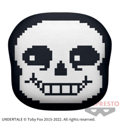 【サンズ】UNDERTALE ふわむにでっかいフェイスクッション〜サンズ&パピルス〜