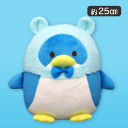 【ブルー】タキシードサム ふわふわ赤ちゃんペンギンBIGぬいぐるみ
