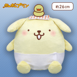 【アヒル】ポムポムプリン 昭和レトロな銭湯BIGぬいぐるみ〜ポムポムプリン〜
