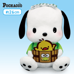 【風呂桶】ポチャッコ 昭和レトロな銭湯BIGぬいぐるみ〜ポチャッコ〜