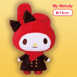 【立ち耳】マイメロディ・クロミ ブリティッシュウィンターぬいぐるみ