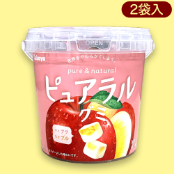 【アップル】ピュアラルグミミニバケツ※賞味期限:2023/4