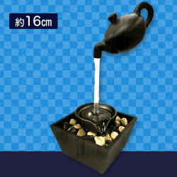 【壺流水】卓上噴水 古都の泉5