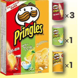 プリングルズ3PミドルBOX ※賞味期限:2023/10