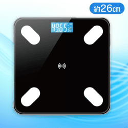 【ブラック】スマホ連動マイヘルスメーター3種