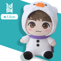 【Jung Kook】TinyTAN Purple Holidays おすわりぬいぐるみ“Jimin&V&Jung Kook”