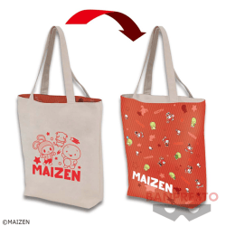 【レッド】まいぜんシスターズ リバーシブルトートバッグ