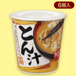 【とん汁】旭松カップ生みそずい 6個入り ※賞味期限:2023/05/14