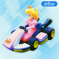 【ピーチ】マリオカート8プルバックフィギュア
