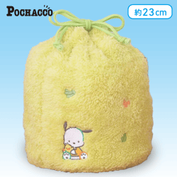 【グリーン】ポチャッコ プレミアム巾着バニティポーチ