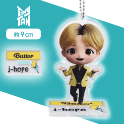 【j-hope】TinyTAN Butter モアプラススタンド付アクリルキーチェーン