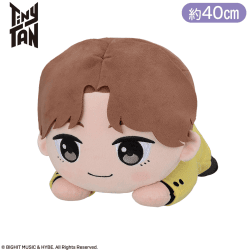 TinyTAN 寝そべり メガジャンボぬいぐるみ〜Butter〜“V”