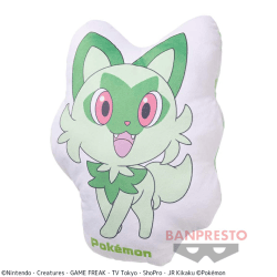 【ニャオハ】ポケットモンスター でっかいクッション〜ニャオハ・ホゲータ・クワッス〜