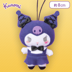 【クロミ(ビビッド)】マイメロディ・クロミ 黒リボンファッションマスコット