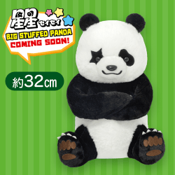 【腕組】パンダの星星 BIGぬいぐるみ
