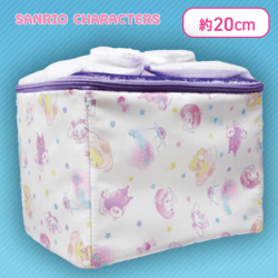 【パープル】サンリオキャラクターズ シュガーパーティバニティポーチ