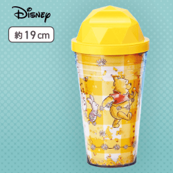 【プーさん】ディズニーキャラクター プレミアムグリッタータンブラー