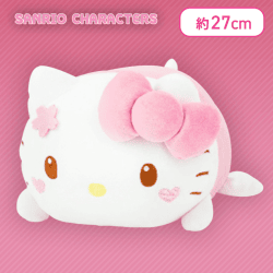 【ハローキティ】 サンリオキャラクターズ あ、さくら!もっちりリラックスドールBIGタイプ