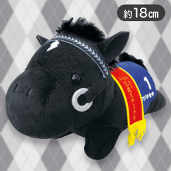 【フジキセキ】サラブレッドコレクションねそべりぬいぐるみ2