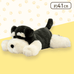 【タール】くったりシュナウザー寝そべりJB