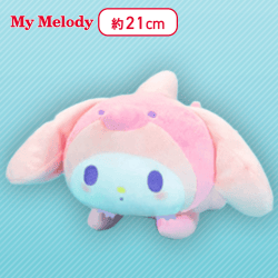 【マイメロディ(ピンク)】マイメロディ・クロミ ガオガオ恐竜さんぬいぐるみ〜マイメロディ・クロミ〜