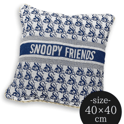 【ネイビー】スヌーピーゴブランクッション2