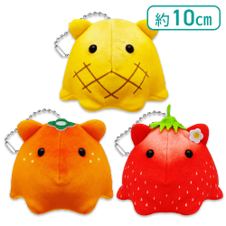 【いちご&パイナップル&オレンジ】もちっとめんだこフルーツマスコット