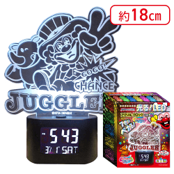 JUGGLER光る!LEDアクリルクロックver.2