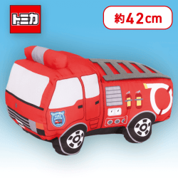 【ポンプ車】トミカ 特大サイズぬいぐるみ パトロールカー&ポンプ車