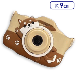 【ブラウン】豆しばちびかわカメラ