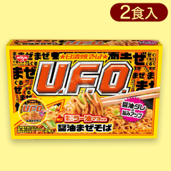 【醤油まぜそば】日清焼きそばU.F.O2PBOX※賞味期限:2023/9/23