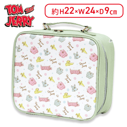 【グリーン】トムとジェリー コスメバッグ