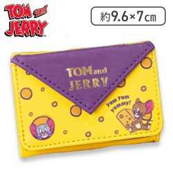 【イエロー】トムとジェリー ミニウォレットVer.4