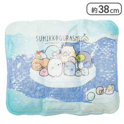 【ブルー】すみっコぐらし しろくまのともだち ひんやりジェルマット